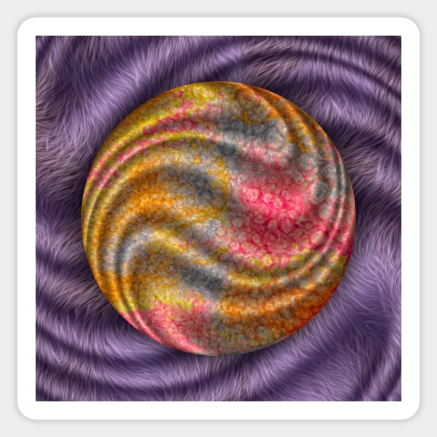 Furrily Swirling Mystery Twirl Sticker by becky-titus